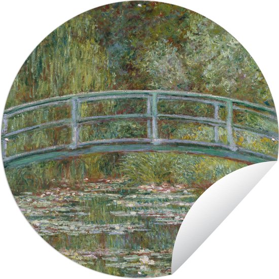 Tuincirkel De Japanse brug en waterlelies - Claude Monet - Tuinposter