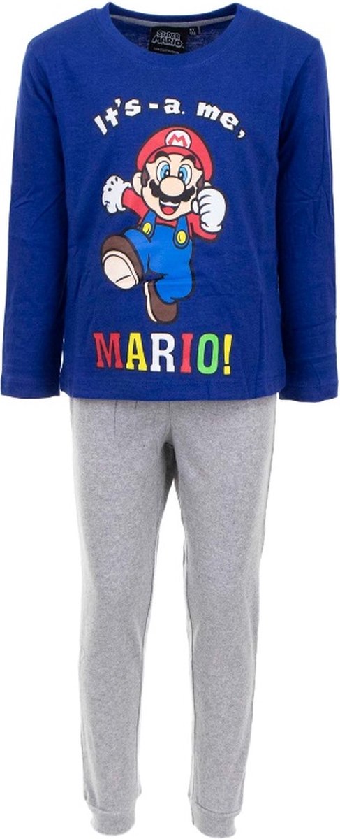 Super Mario - pyjama Super Mario Bros - jongens - maat 104