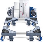 Wasmachine verhoger met wielen - Meubelroller - Vaatwasser Koelkast Vriezer en Droger - Universele verhoger