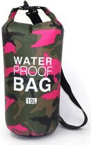 Drybag | Waterproof PVC tas | roze 10L | Waterdichte zak | Tas voor op het water | Waterproof Kanotas/zeiltas/boottas