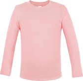Link Kids Wear baby T-shirt met lange mouw - Baby roze - Maat 86-92