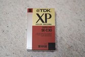 TDK XP Super VHS SE-C30 video cassette