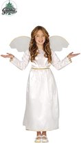 Guirma - Engel Kostuum - Onschuldige Engel - Meisje - Wit / Beige - 3 - 4 jaar - Kerst - Verkleedkleding