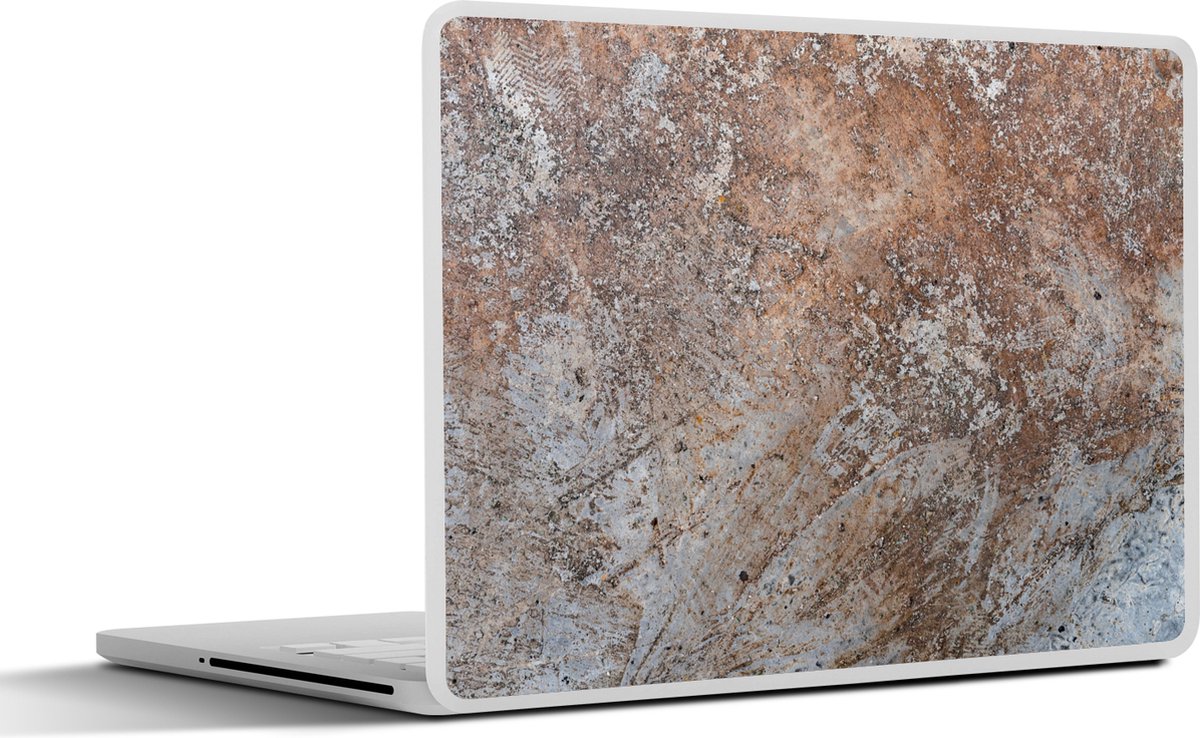 Laptop sticker - 13.3 inch - Roest print - Leisteen - Retro - 31x22,5cm - Laptopstickers - Laptop skin - Cover