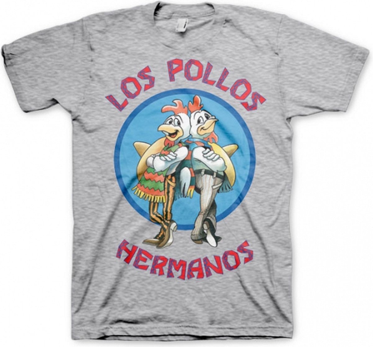 T-shirt Breaking Bad Los Pollos grijs 2xl