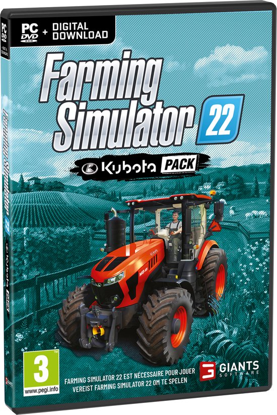 Farming Simulator 22 Kubota DLC - Game Uitbreiding - Windows/MAC