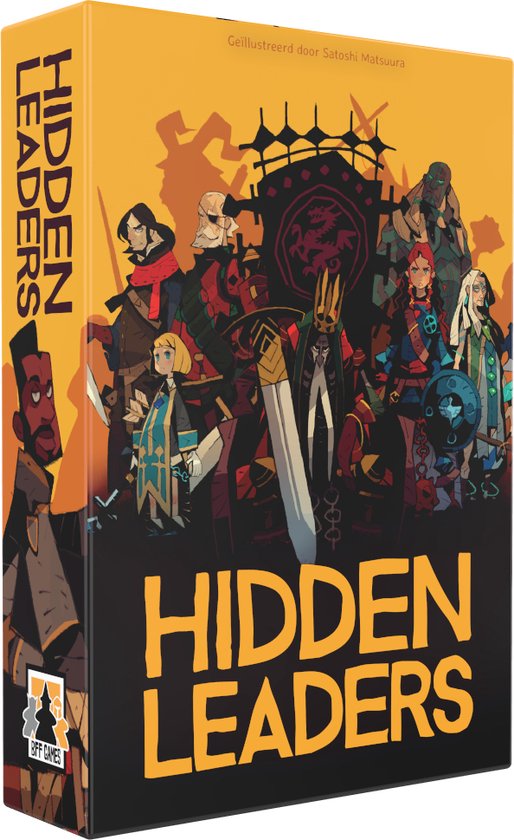Gezelschapsspel: Hidden Leaders - Bordspel voor 2 tot 6 spelers - Satoshi Matsuura, uitgegeven door Gam'inBIZ