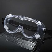 Veiligheidsbril met elastiek -2 stuks -  Kunststof - Puin - Glas - Water - Zagen -Vuurwerk -  Oogveiligheid