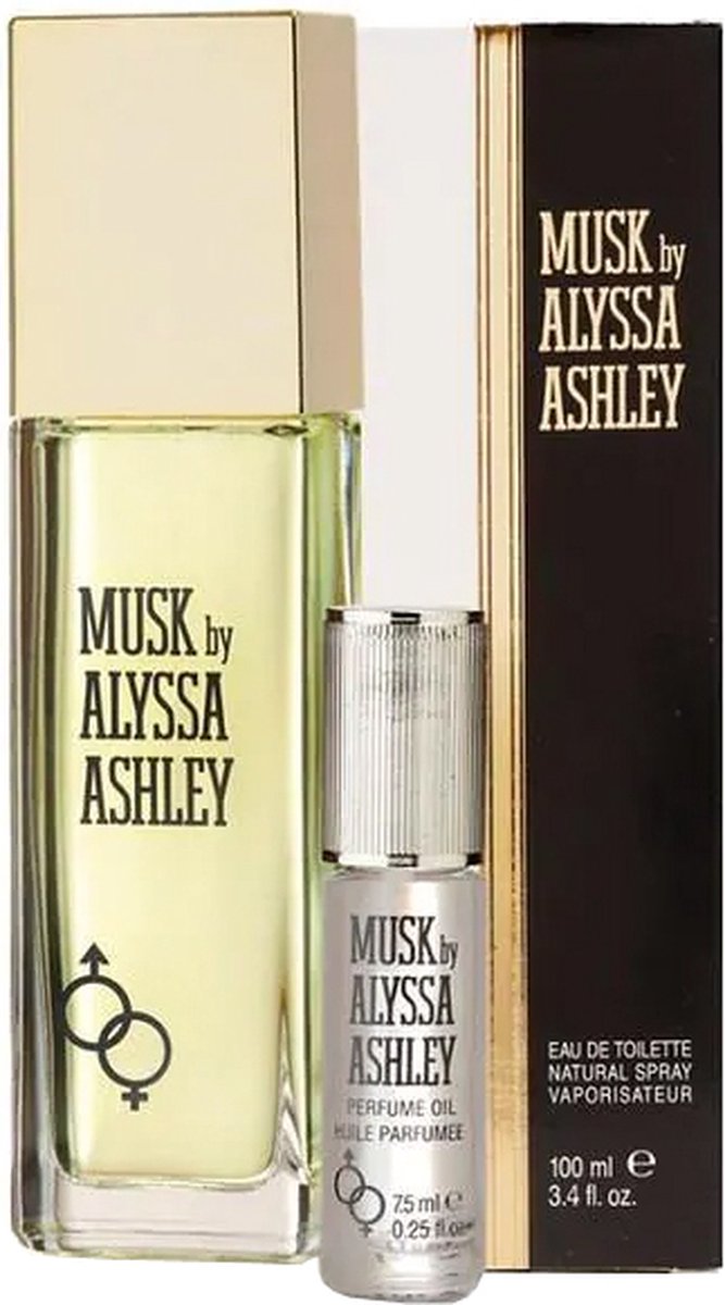Alyssa Ashley Musk EDT 100 ml + Perfume Oil 7,5 ml - Geschenkset