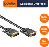 Powteq - Câble DVI-I premium de 3 mètres - DVI-I Dual Link - Plaqué or