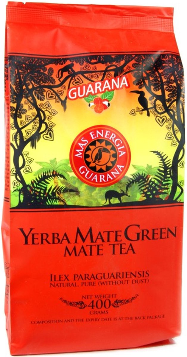 Yerba Mate Green - MAS ENERGIA GUARANA - 400 gram | bol.com