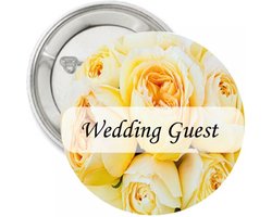 Corsage buttons A Yellow Love 10 stuks - bruiloft - trouwen - huwelijk - corsage - button - bloem - geel