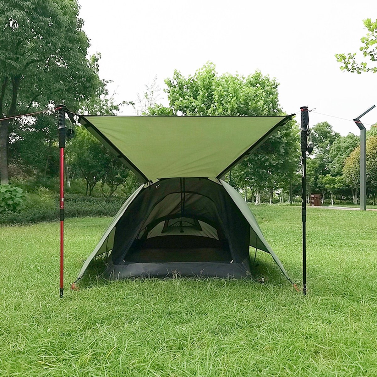 Naturehike Cloud up 1 Ultralight 1 Person Camping Tent - Waterproof Backpacking Tent with Double Layer 4 Aeions (Grey