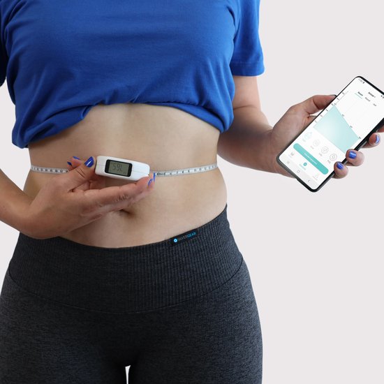 Ruban à mesurer Smart Silvergear avec application - Tape de masse  corporelle -... | bol.com