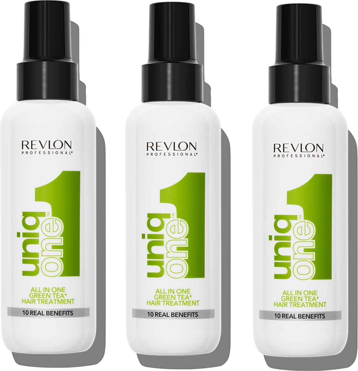 Revlon Uniq One - All in One Green Tea Hair Treatment - 3x 150 ml