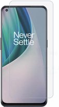 Case2go - Screenprotector voor OnePlus Nord N10 - Tempered Glass - Case Friendly - Transparant