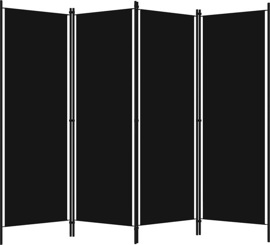 vidaXL Paravent Anthracite 5 pièces 250x200 cm Tissu