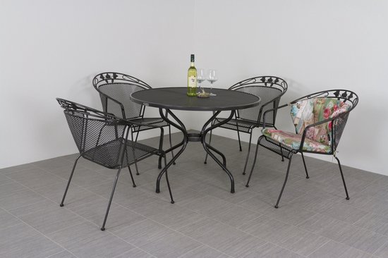 Kettler Toledo tuinset + strekmetaal tafel 105 cm. | bol.com