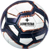 Derbystar Mini Voetbal Mini Ball Street Soccer Wit blauw oranje Maat 1