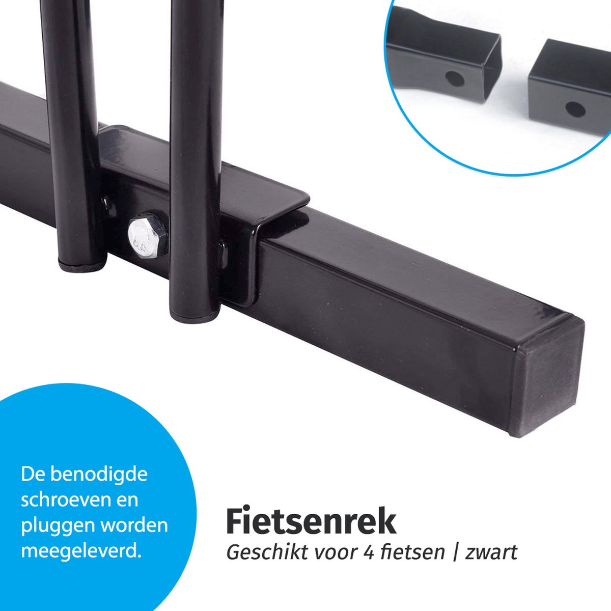 CITY Fietsenrek met beugels CLASSIC dubbelzijdig voor 6 fietsen