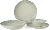 Service de vaisselle Bonna - Iris - 24 pièces - 6 personnes - porcelaine