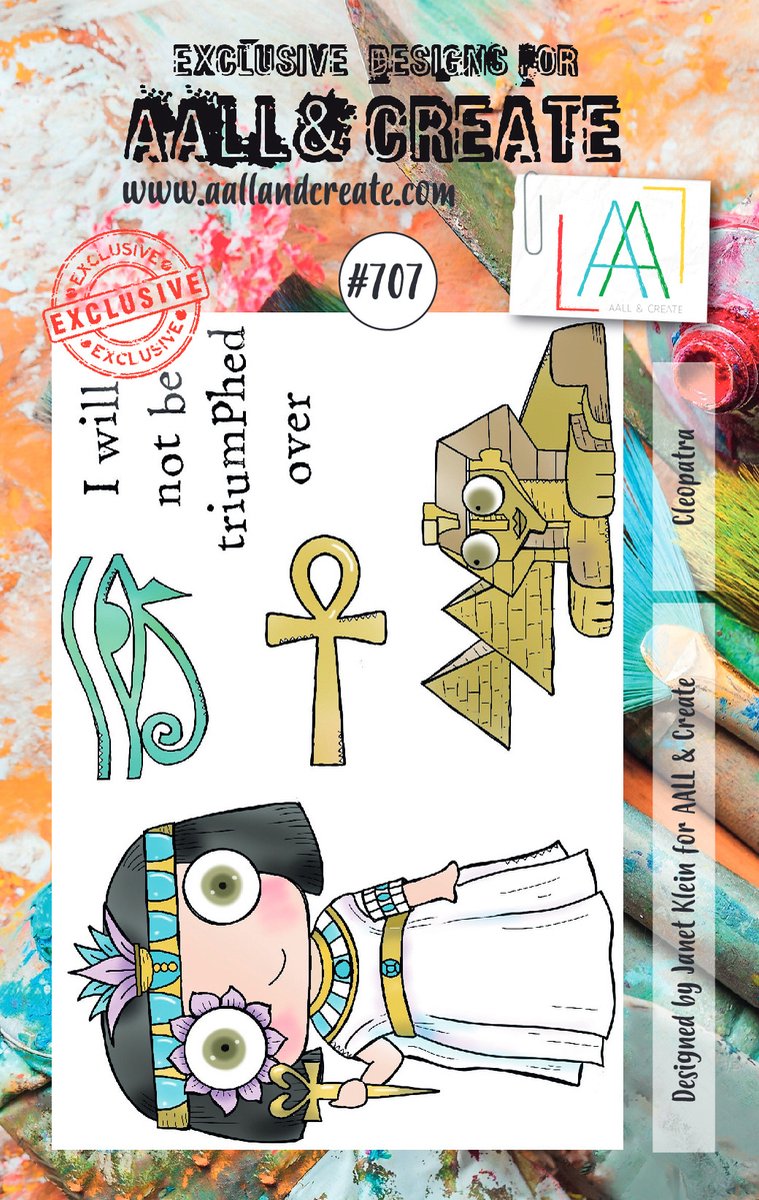 Aall & Create clearstamps A7 - Cleopatra