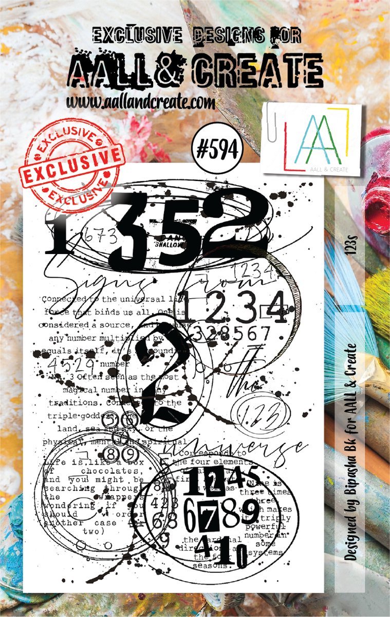 AALL & Create Stamp 123S AALL-TP-594 7,3x10,25cm