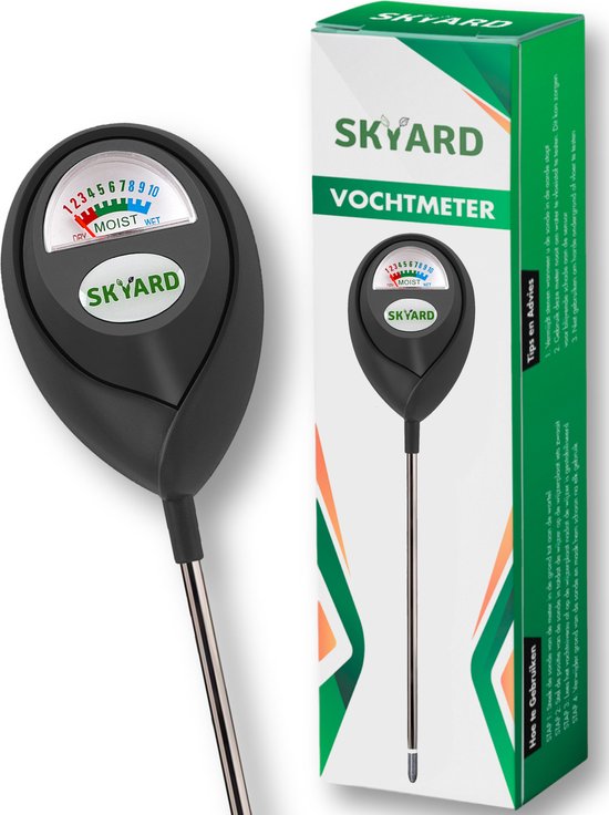 SKYARD® Vochtmeter voor Planten - Vochtigheidsmeter - Binnen en Buiten -...