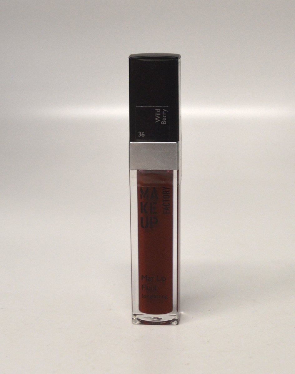 Make Up Factory Mat Lip Longlasting Lipgloss Wild Berry 36