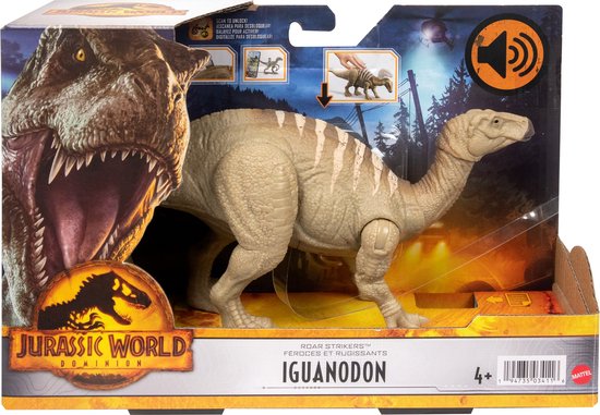 Jurassic World Dominion Roar Strikers - Iguanadon - Actiefiguur - Dinosaurus Speelgoed