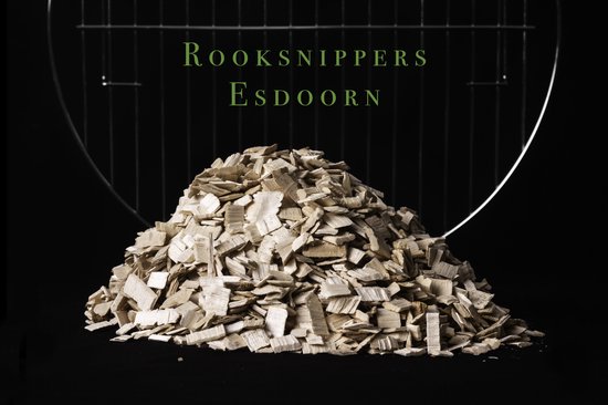 Eigen productie - Rooksnippers 'Esdoorn' ( Ahorn ) 1kg = 4000 ml = 4 liter ( LEVERING MEESTAL TUSSEN DE 2 A 3 WERKDAGEN )