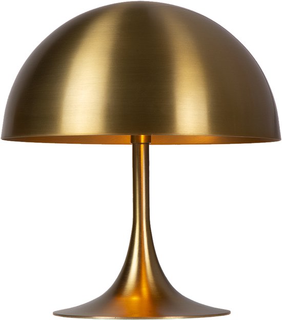 Atmooz - Tafellamp Braga - G9 - Slaapkamer / Woonkamer - Voor binnen - Industrieel - Goud - Hoogte = 28cm - Metaal
