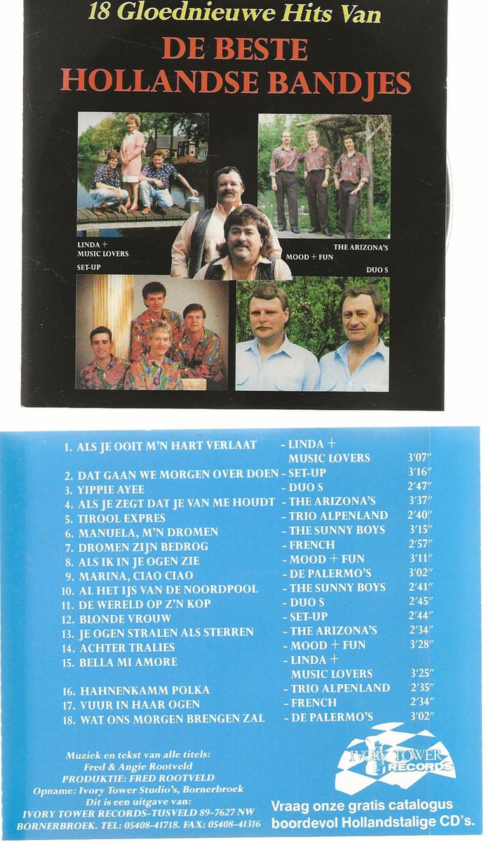 DE BESTE HOLLANDSE BANDJES