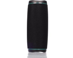 Pulver Speaker - RGB Led Zwart - Muziek box draadloos - Prox - 15 watt - Speakers - Draadloos - Premium - geschikt voor Bluetooth