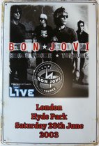 Concertbord - Bon Jovi Live 2003 London Hyde Park