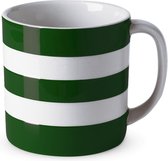 Cornishware Adder Green Mug 42cl- Mok - grote mok 420ml - groen wit gestreept