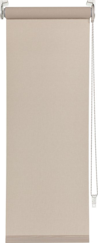 INSPIRE - zijrolgordijn zonwering BRASILIA - MOON - B.45 x H.190 cm - beige - warmte-isolerend - raamgordijn