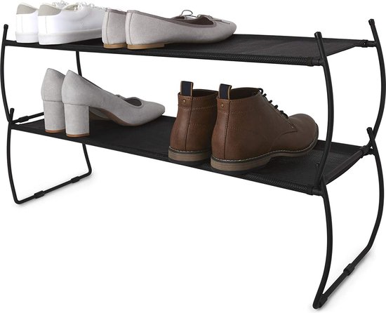 Schoenenrek - schoenenkast - voor het opbergen van schoenen - ruimtebesparend - voor veel paar schoenen 81.3 x 22.9 x 45.7 centimeter