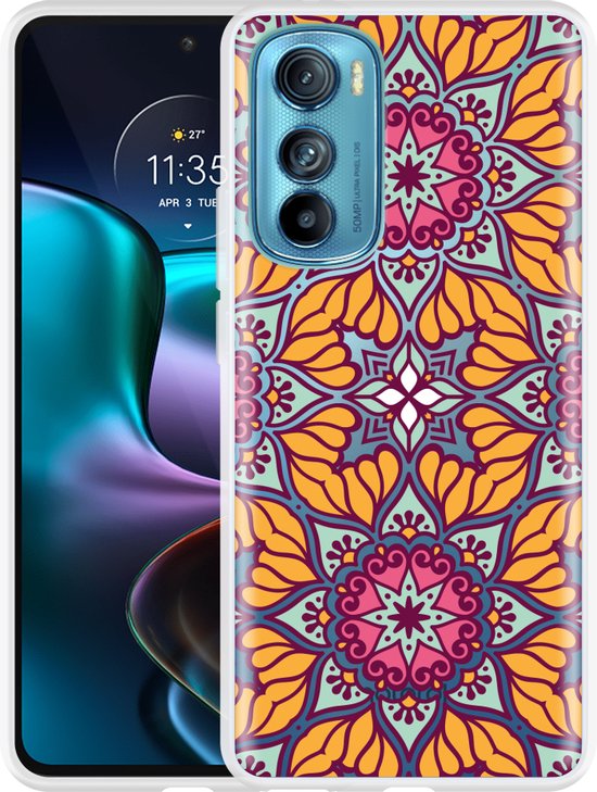 Motorola Edge 30 Neo Hoesje met Magnetische Kickstand Ring Zwart