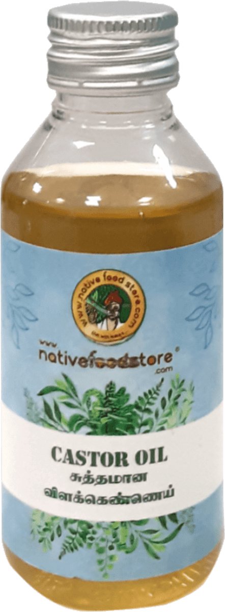 Native Food - Pure Castor Olie - 3x 100 ml