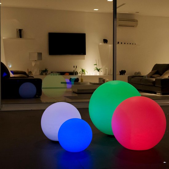 Luminaire d'ambiance Lumisky - Sphère - ø60cm - LED - 7 couleurs | bol.com