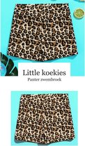Little koekies - Babyzwembroek leopard maat 86-92 - panter - jongenszwembroek - babyzwemmen