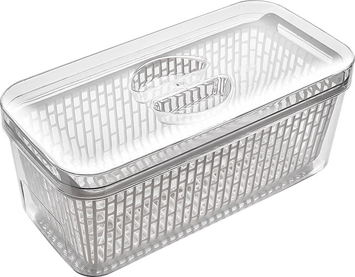 Youngever 4 Pieces 25 x 15 x 8cm Fridge Baking, Fridge Organizer