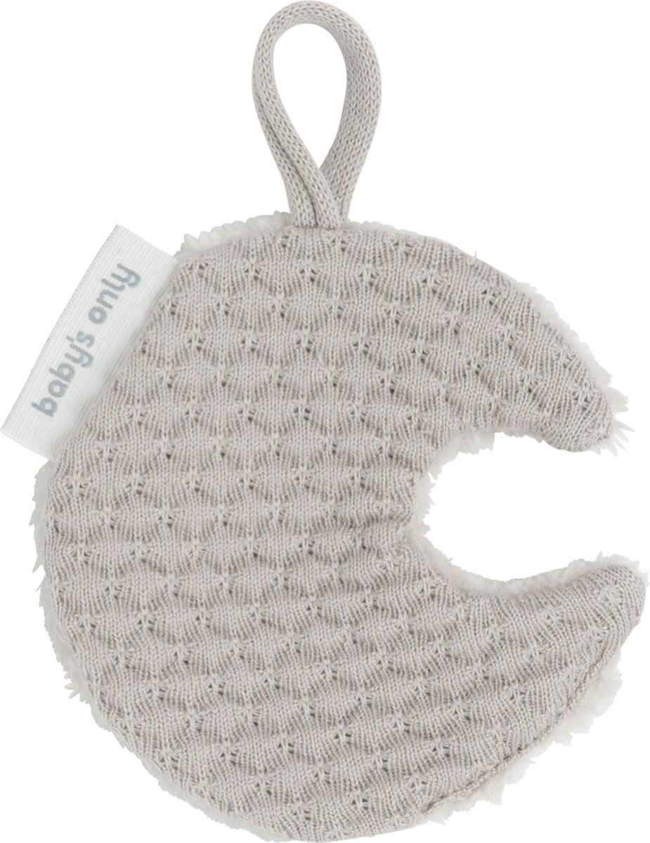 Goedkoopste Baby's Only Gebreid speendoekje - Speenknuffel maan Sky - Urban Taupe