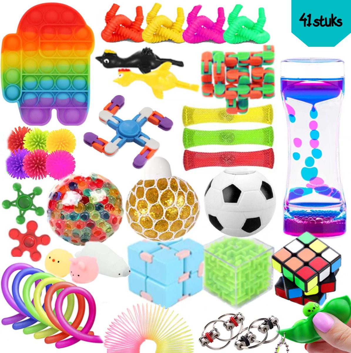 Goplay Fidget Toys Package - Fidget toys - 41 pièces - Fidget Toy