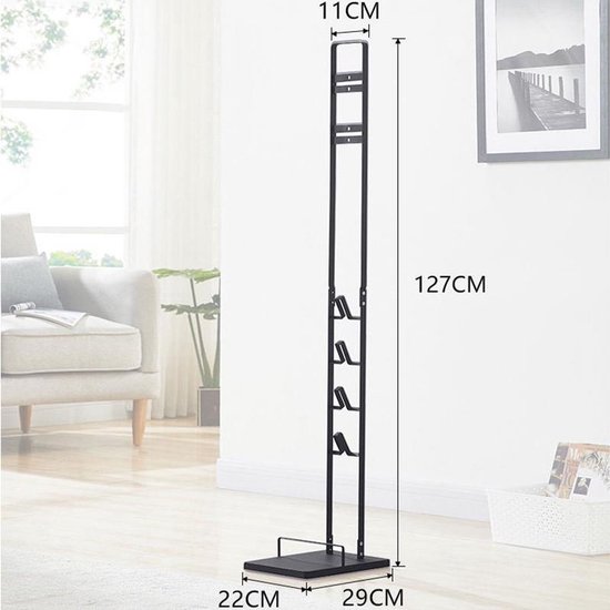 SensaHome - Support d'aspirateur en métal stable pour Dyson & Dyson Handheld avec espace pour accessoires et Accessoires de vêtements pour bébé d'aspirateur sans fil - Dyson