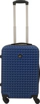 SB Travelbags Handbagage koffer 51cm 4 wielen trolley - Blauw