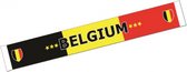 Funny Fashion - Belgie supporters vlag kleuren sjaal 150 cm