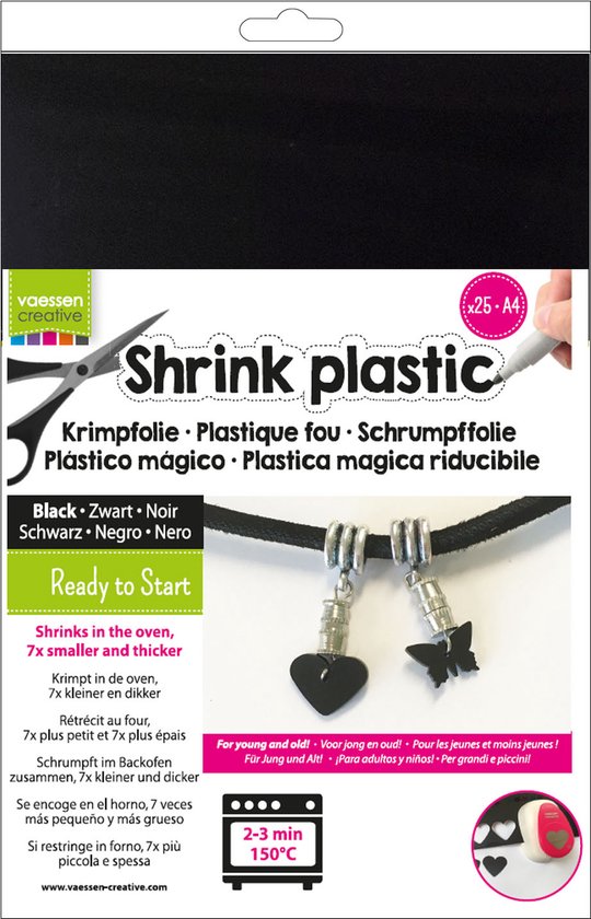 Vaessen Creative Krimpfolie A4 Wit 25pcs (AR3-600
