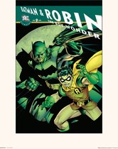 Grupo Erik DC Comics Batman And Robin TBW 9 Kunstdruk 30x40cm